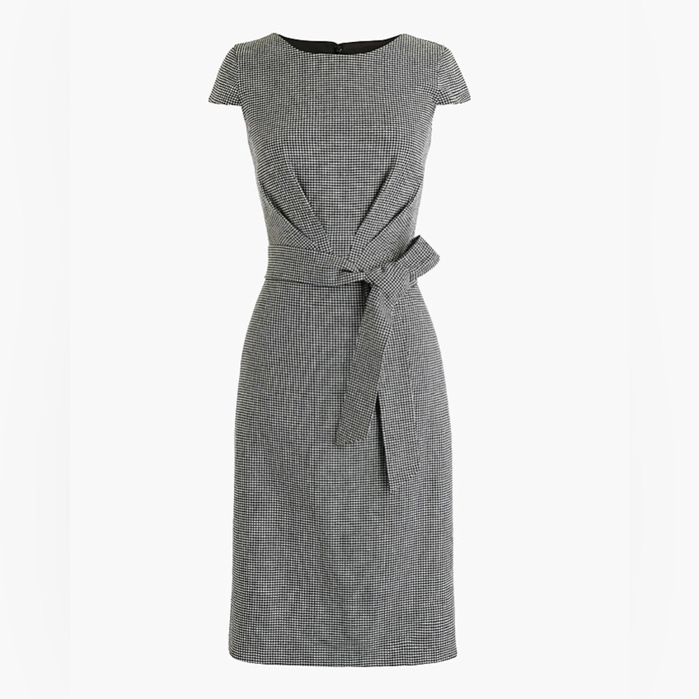 JCREW DRESS — tie front dress size 6.